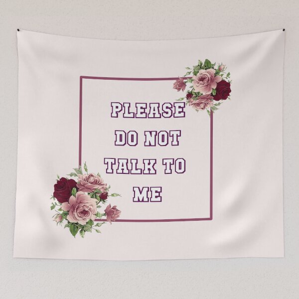 Item preview, Do Not Talk To Me designed and sold by adrianaloleng.