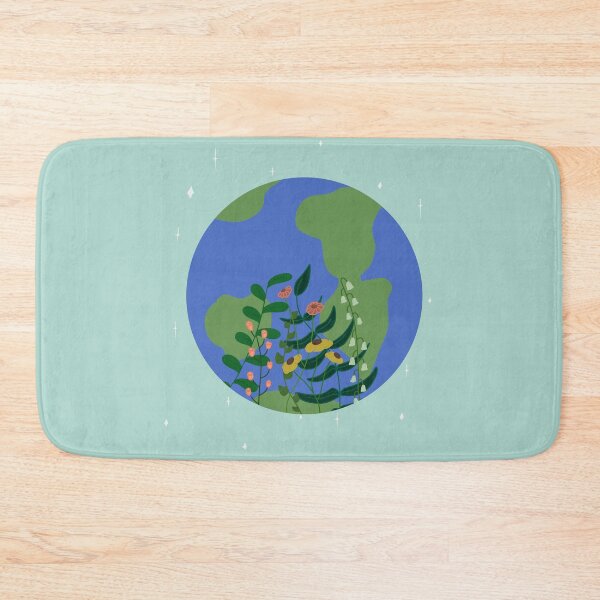 Item preview, Earth with flowers  designed and sold by Clembr.