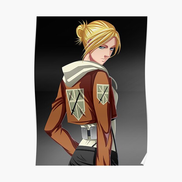 Annie Leonhart Angriff Auf Titan Poster Von Piowear4you Redbubble