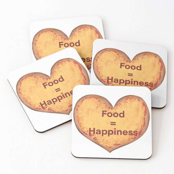 Item preview, Funny Food Quotes - Food = Happiness designed and sold by ToriaScarlett.
