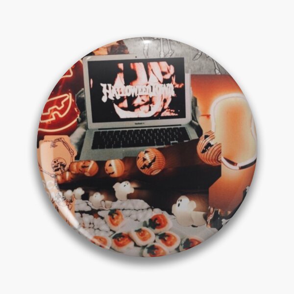 Item preview, orange halloween collage designed and sold by idkbrb.