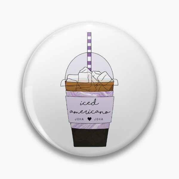 Item preview, Stray Kids ICED AMERICANO Joha Joha Coffee CUTE Purple Lilac designed and sold by SugarSaint.