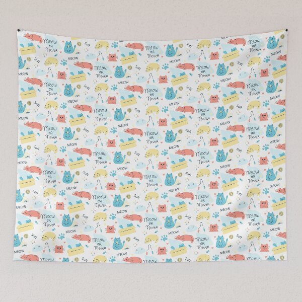 Item preview, Cute Cat Doodle designed and sold by Yoga Gear.
