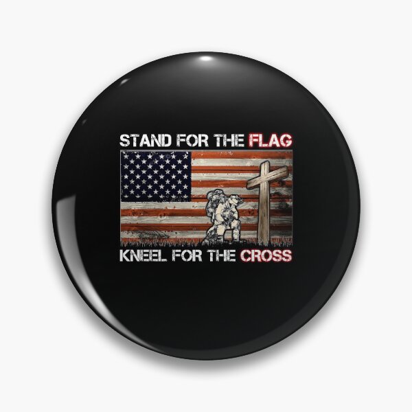 Item preview, I Stand For The Flag And Kneel For The Cross designed and sold by TimoJohnson78.