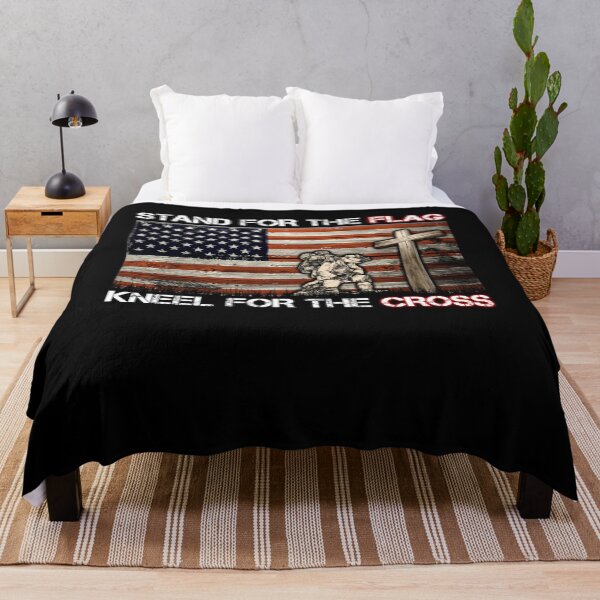 Item preview, I Stand For The Flag And Kneel For The Cross designed and sold by TimoJohnson78.