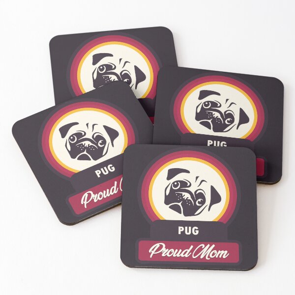 Item preview, Proud Mom of a Pug funny dog quotes designed and sold by cutefashion.