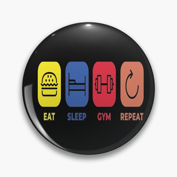 Item preview, Eat Sleep Gym Repeat designed and sold by Fattofit.