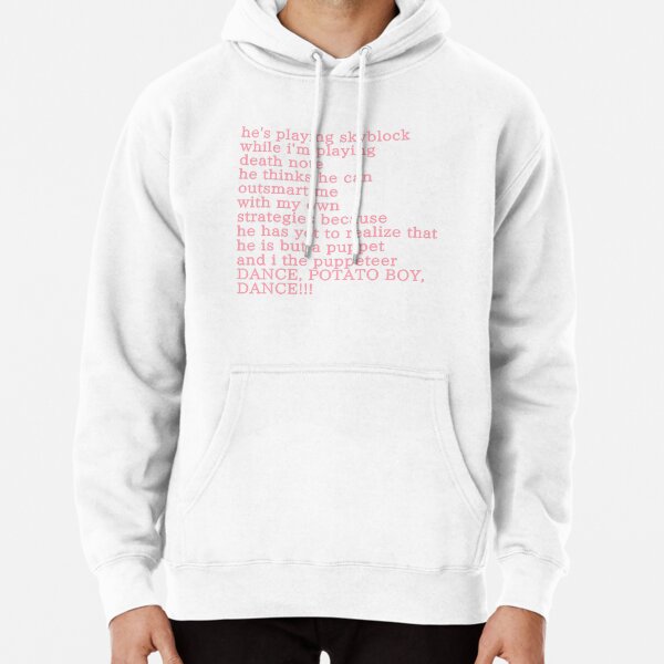 Technoblade potato boy speech Pullover Hoodie