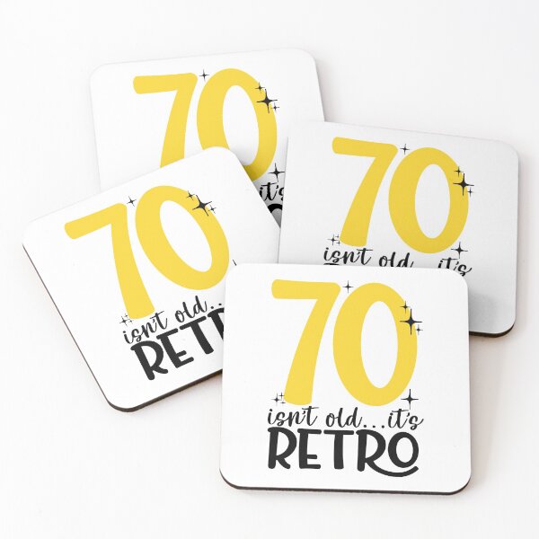 Item preview, 70 isn’t old it’s retro designed and sold by purpleblobart.