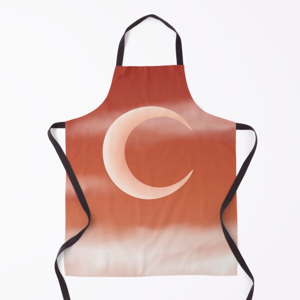 Item preview, Crescent Moon Orange Cloud Scene designed and sold by ToriaScarlett.