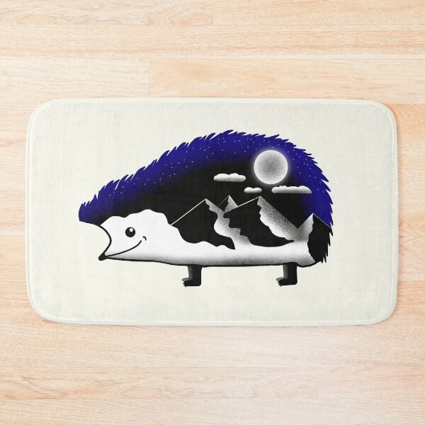 Artikelvorschau, Igel - Nacht Natur Illustration Tierliebhaber - Igel, Geschenke entworfen und verkauft von HappyTees Lab.