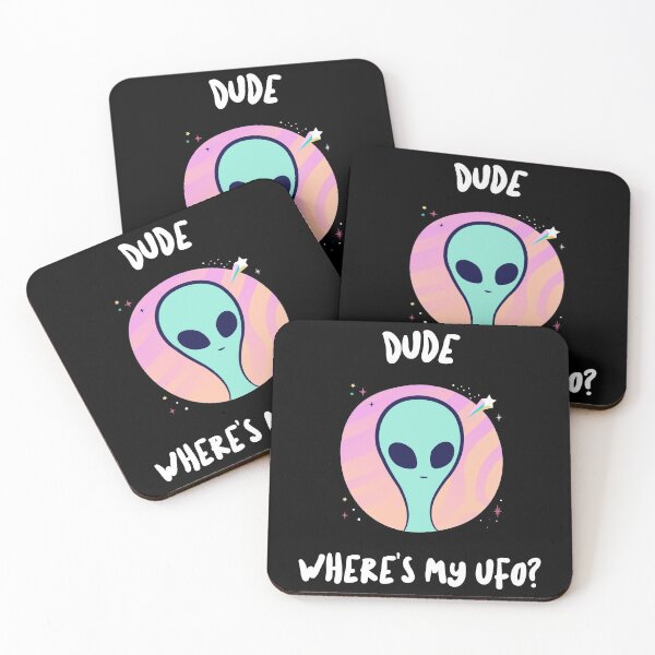 Item preview, Dude where's my Ufo? Alien design designed and sold by VioletStudio.
