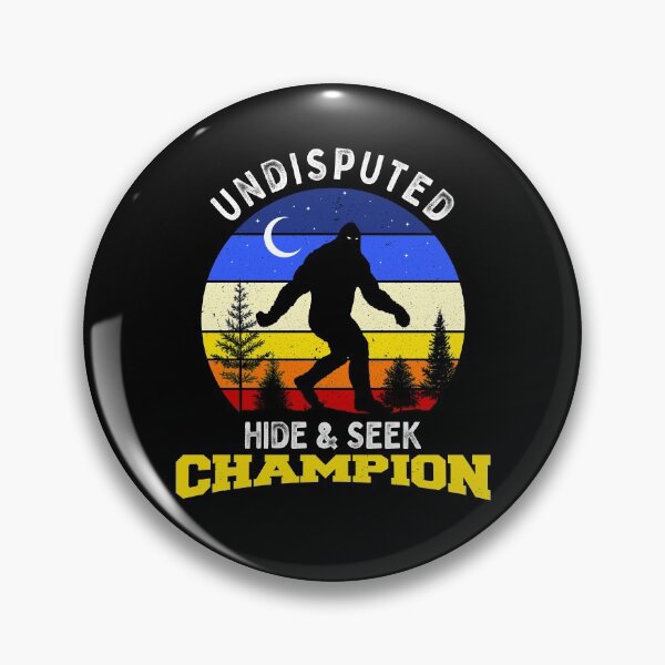 Item preview, Undisputed Hide & Seek Champion Bigfoot Funny Shirt designed and sold by strangeology.