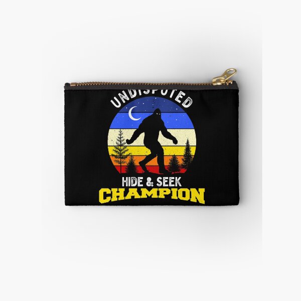 Item preview, Undisputed Hide & Seek Champion Bigfoot Funny Shirt designed and sold by strangeology.