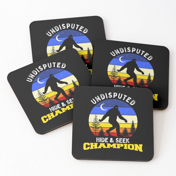 Item preview, Undisputed Hide & Seek Champion Bigfoot Funny Shirt designed and sold by strangeology.