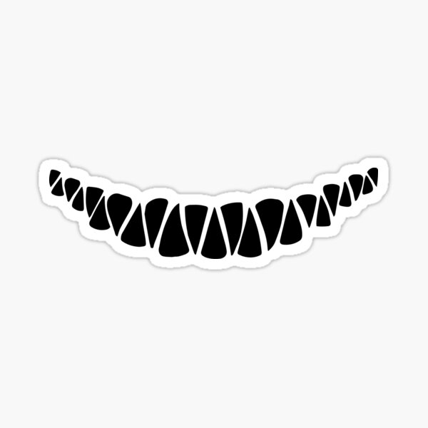 Evil Smile Face Sticker
