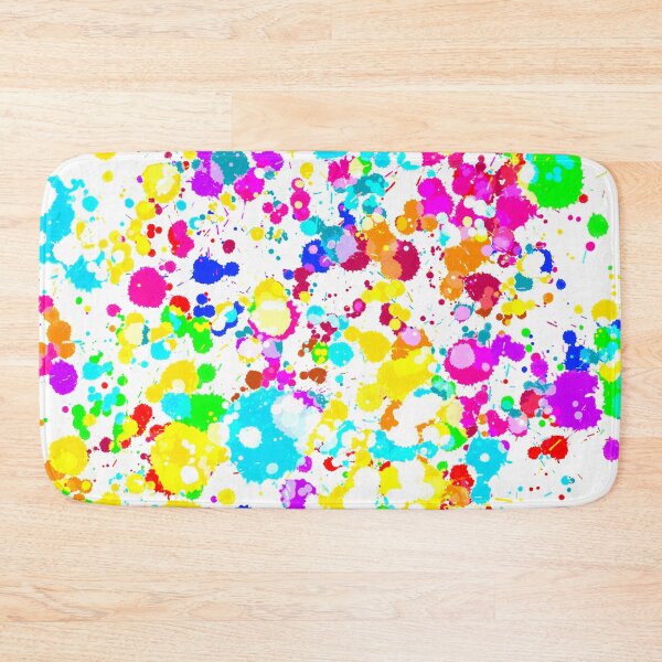 Item preview, Rainbow Paint Splatter Pattern designed and sold by ToriaScarlett.