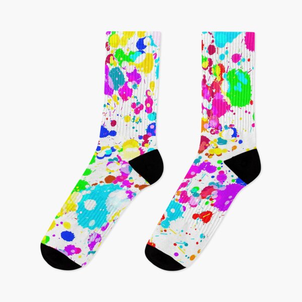 Item preview, Rainbow Paint Splatter Pattern designed and sold by ToriaScarlett.