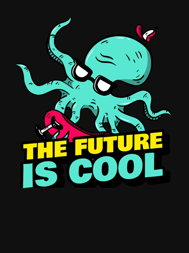 Discover The Future Is Cool Racerback Tank Top