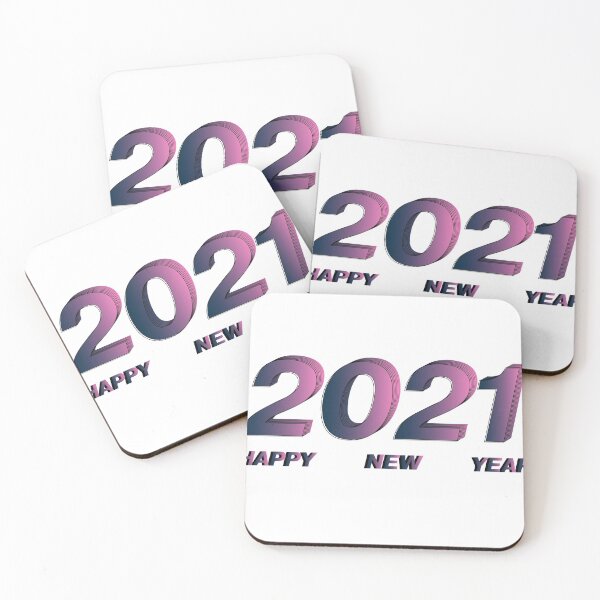 Item preview, 2021 happy new year blue and violet designed and sold by DaryaGeft.