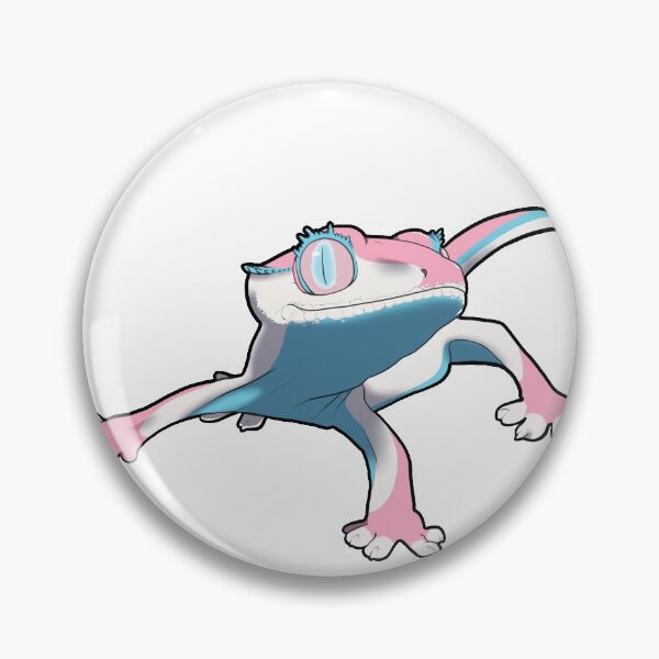 Item preview, Trans Flag Crested Gecko designed and sold by TikTaaliik.