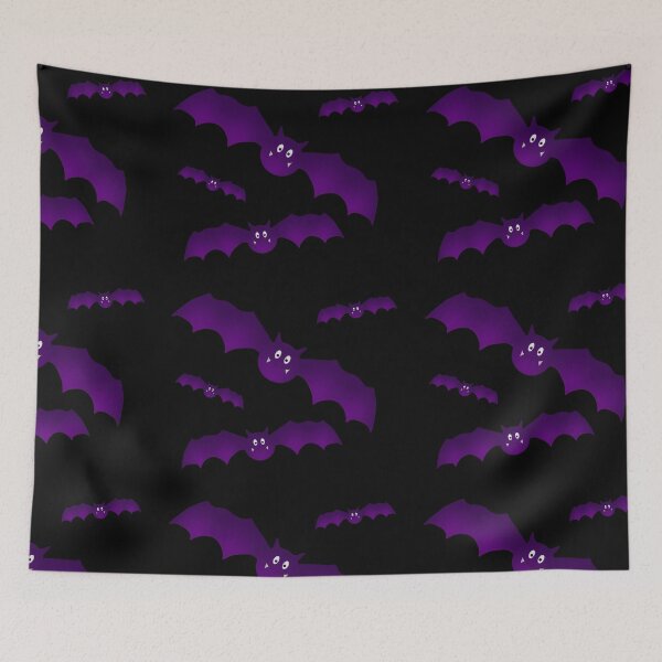 Item preview, Purple Bats in Flight designed and sold by 2020getinspired.