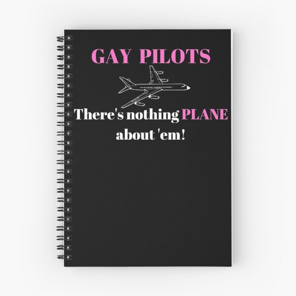 Item preview, Gay Pilots There's Nothing Plane About Them designed and sold by PinkFellow.