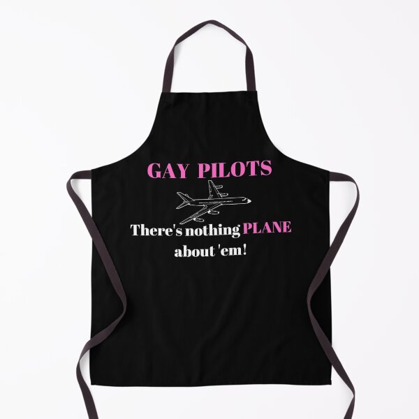 Item preview, Gay Pilots There's Nothing Plane About Them designed and sold by PinkFellow.