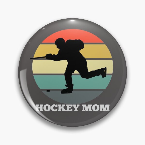 Artikelvorschau, Hockey Mom rainbow hockey player shooting puck entworfen und verkauft von Joanna Durkin.