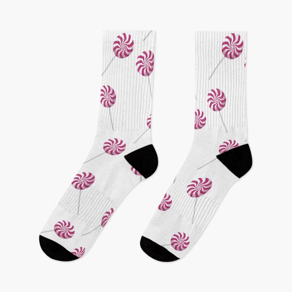Item preview, Pink and White Swirl Lollipop Pattern designed and sold by ToriaScarlett.