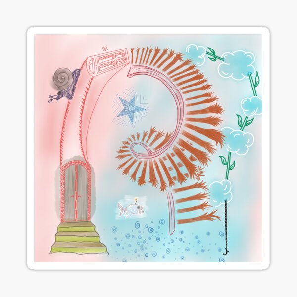 In my dream as it flourishes Sticker