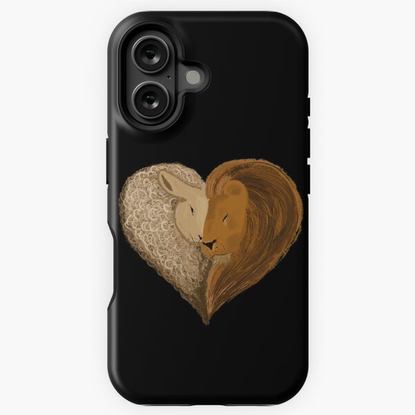 Item preview, Lion and Lamb Love Heart Design designed and sold by ravenmandyshop.
