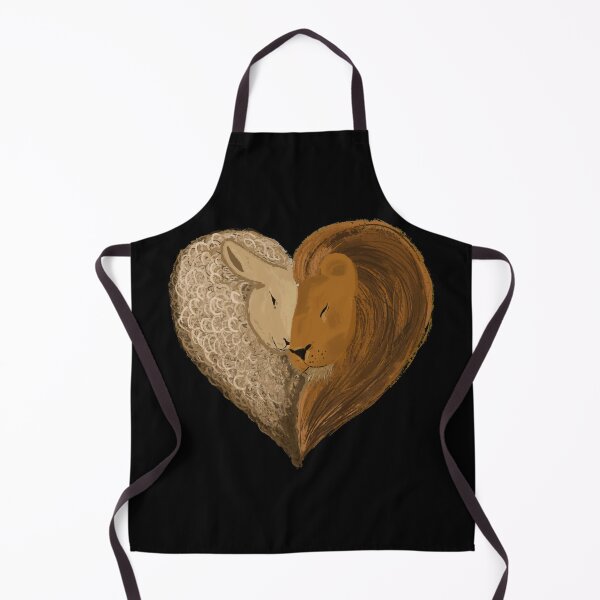 Item preview, Lion and Lamb Love Heart Design designed and sold by ravenmandyshop.