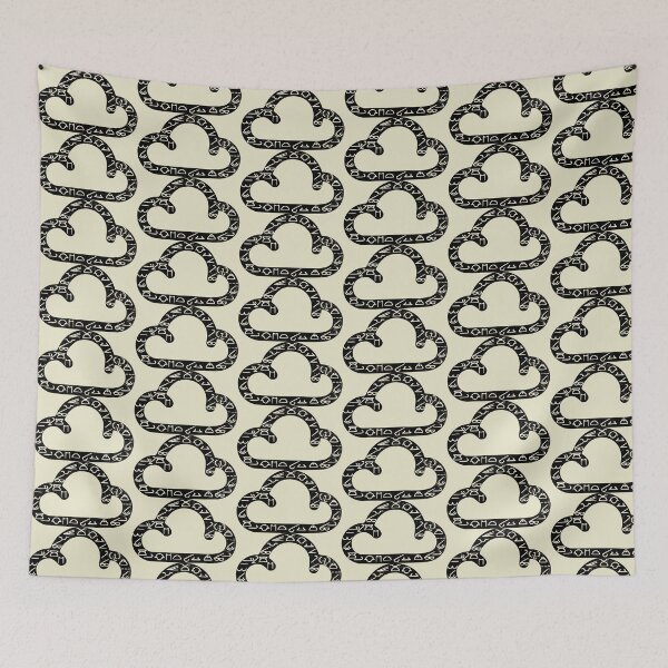 Item preview, Retro cloud symbols  designed and sold by MorvernDesigns.