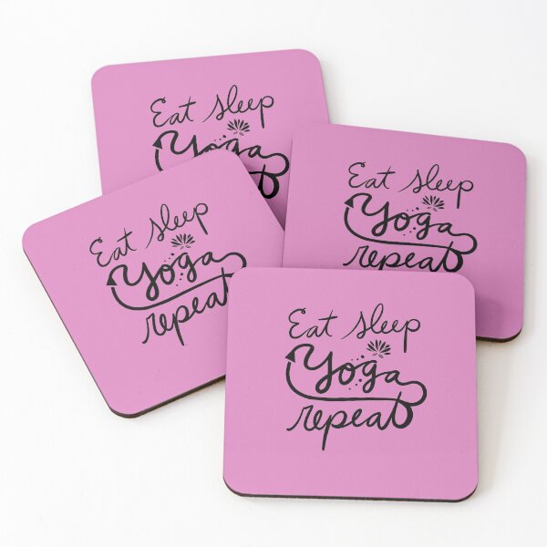 Item preview, Eat Sleep Yoga Repeat designed and sold by FrictionMaxxing.