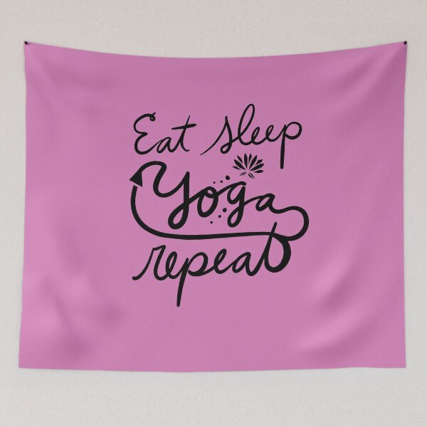 Item preview, Eat Sleep Yoga Repeat designed and sold by FrictionMaxxing.