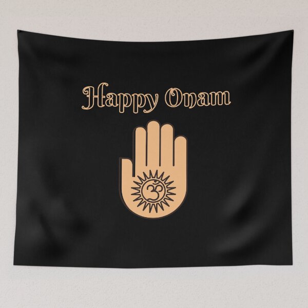 Item preview, Happy Onam Indian Festival Ganesh Chaturthi hand Souvenir Gift idea for India Lovers designed and sold by conceptDVS.