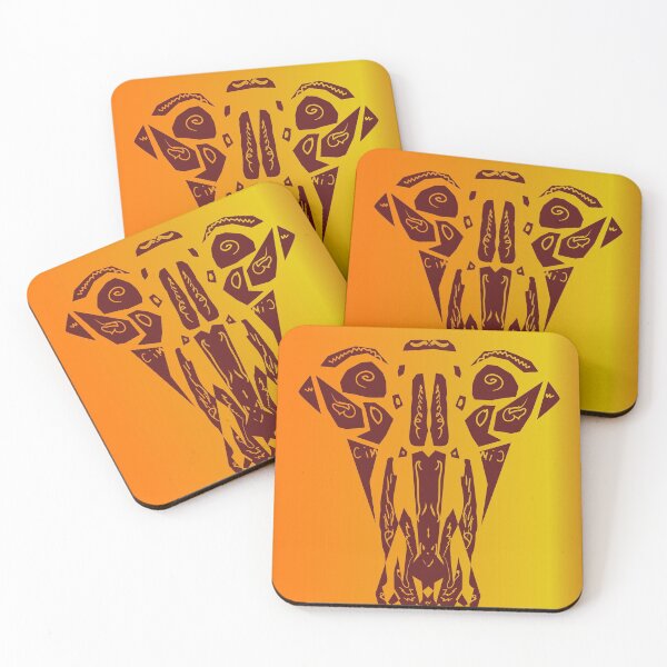 Item preview, Abstract African Elephant Symbol designed and sold by Slydell1.