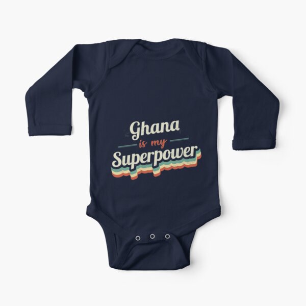 Ghana Soccer Jersey Ghanaian Football Shirt Flag Baby Bodysuit