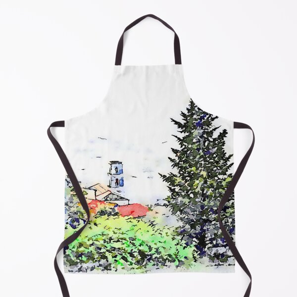Item preview, Laureana Cilento: church between trees designed and sold by Giuseppe Cocco.