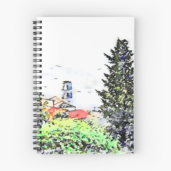 Item preview, Laureana Cilento: church between trees designed and sold by Giuseppe Cocco.
