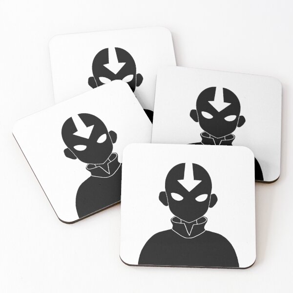 Item preview, Aang head silhouette- Avatar state  designed and sold by Skoodl.