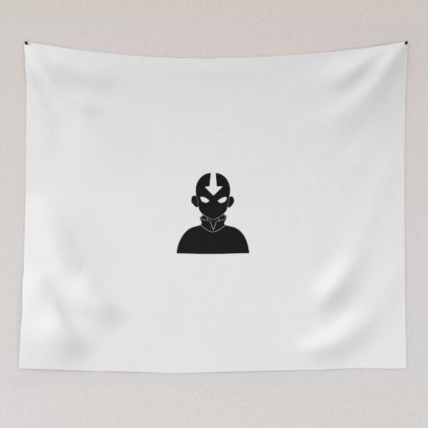 Item preview, Aang head silhouette- Avatar state  designed and sold by Skoodl.