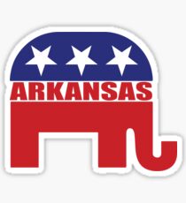 Arkansas Republican Elephant Sticker