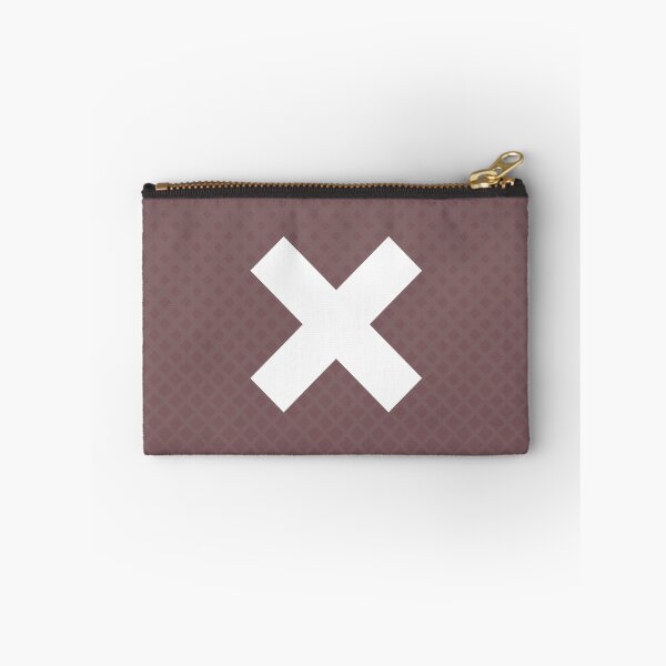 Item preview, White X Cross Halftone Rose Taupe designed and sold by KimVanG.