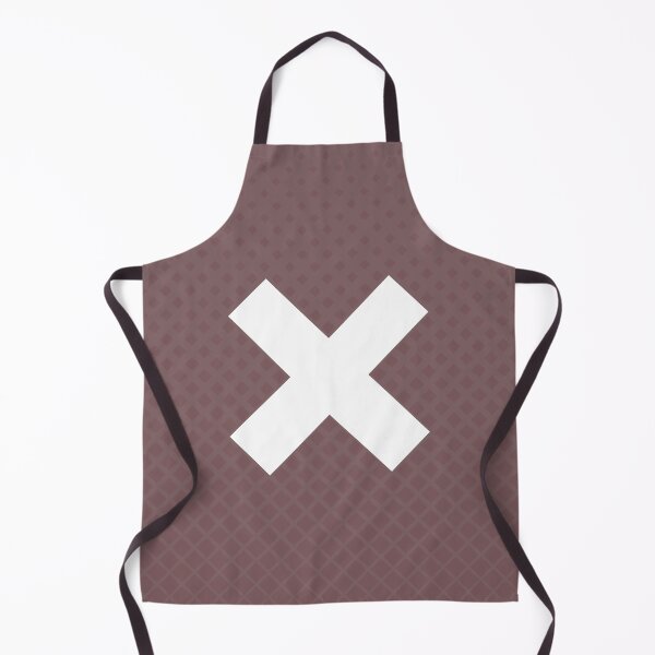 Item preview, White X Cross Halftone Rose Taupe designed and sold by KimVanG.