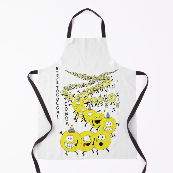 Item preview, Streptococci Bacteria doing the Microbial Conga  designed and sold by Geek-topia.