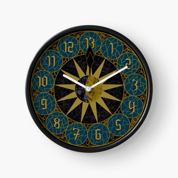 13 Hour Clock Graphic Clock