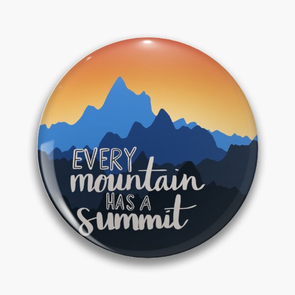 Item preview, Every Mountain has a Summit, Motivation Quote, Sunset  designed and sold by MorganRenfro.