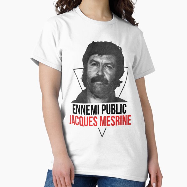 Item preview, Jacques Mesrine T-shirt - France's Public Enemy Number One designed and sold by T-shirt For You.